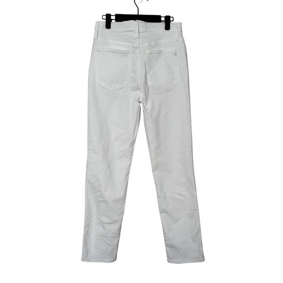 NWT Madewell Womens Stovepipe Jeans Purest White Size 27 - Picture 5 of 16